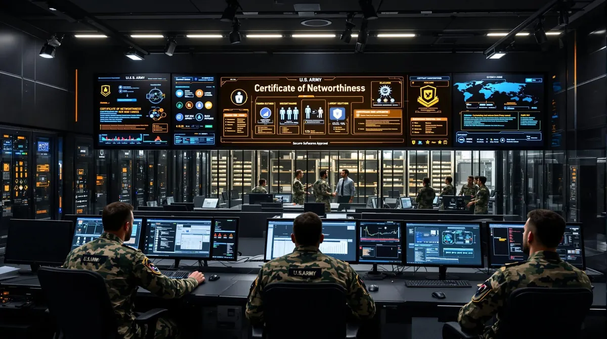 Certificate of networthiness : l'essentiel pour certifier les logiciels des réseaux militaires américains
