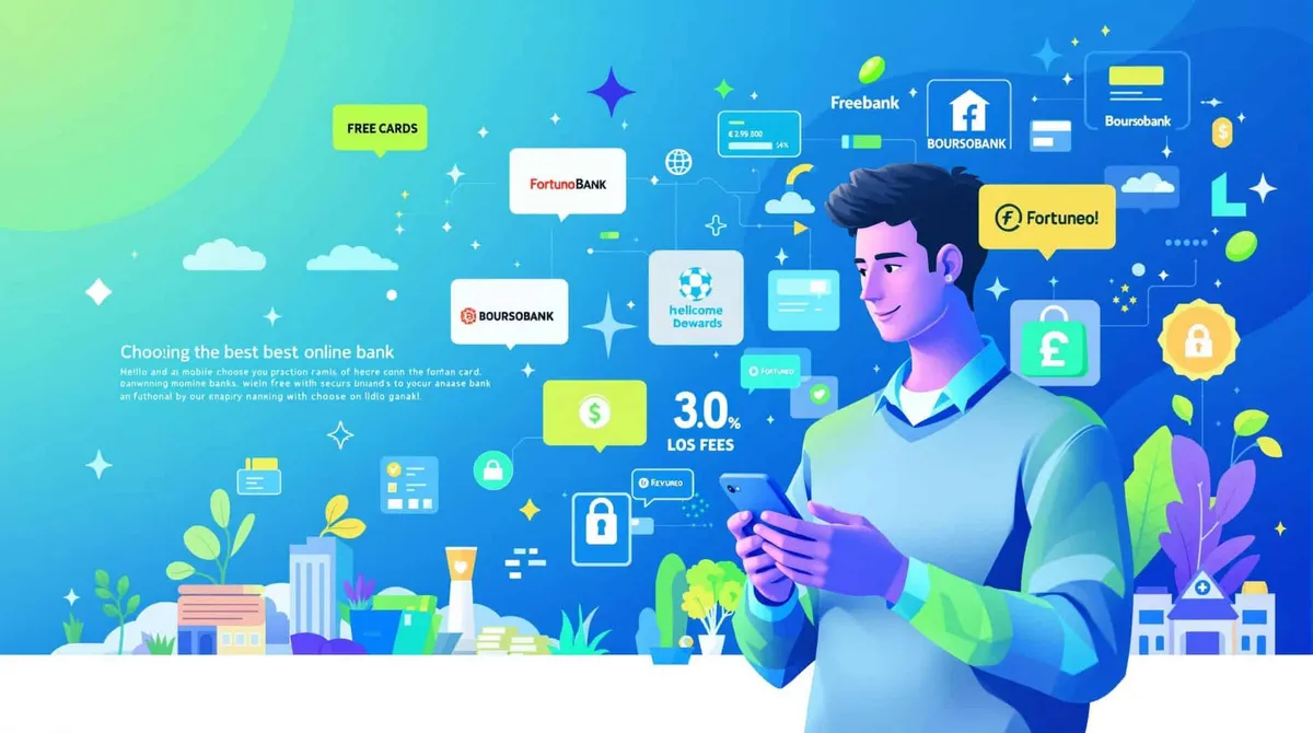 Choisir la meilleure banque en ligne : tarifs, services et avantages comparés