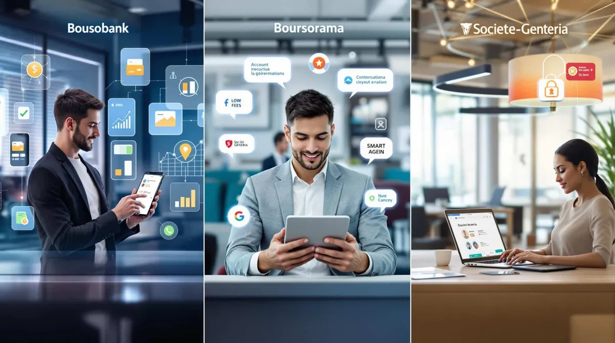 Choisir entre Bousobank, Boursorama et Société Générale : quelle banque convient à votre profil ?